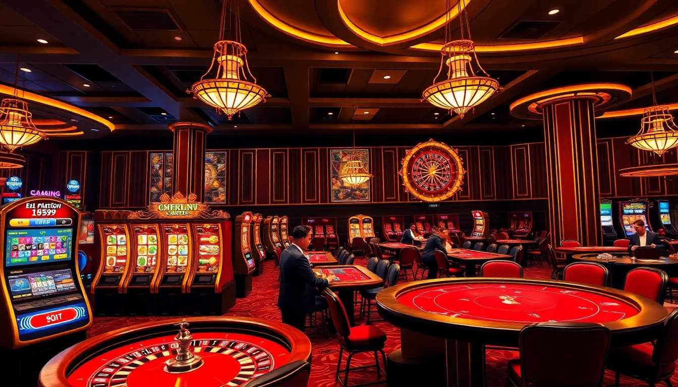 Experience thrilling casino action at https://www.superslot365.net/ with vibrant slot machines and engaging dealers.