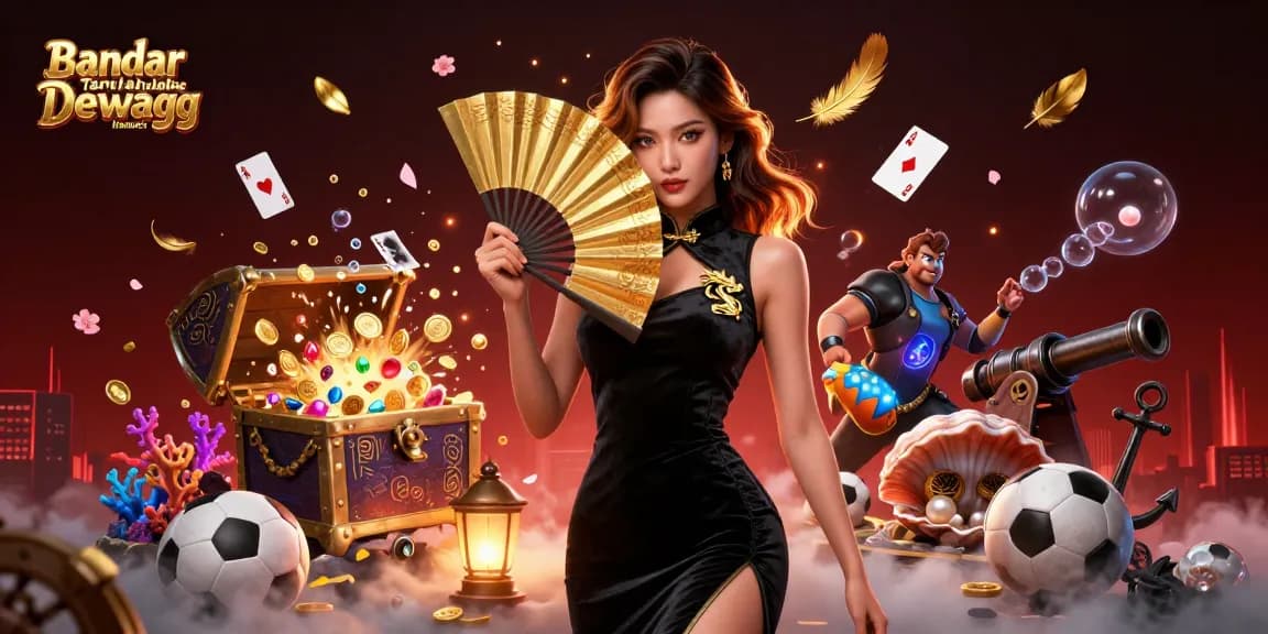 Engage with Bandar Taruhan Bola Online Dewagg, featuring stunning visuals of sports betting action.