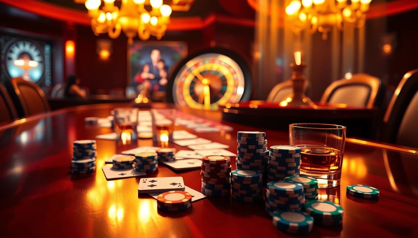 Experience luxury and excitement at https://58win.surf/ with a high-stakes poker game atmosphere.