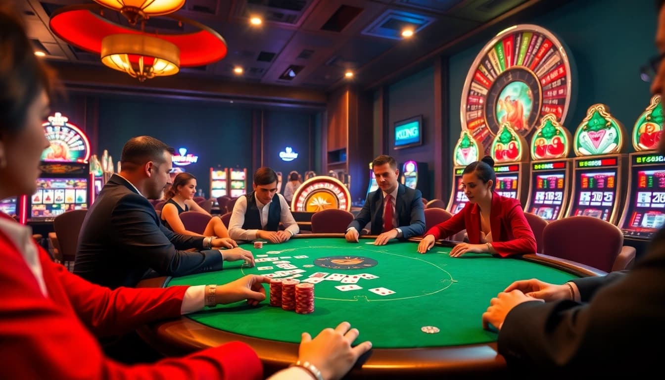 Join the exciting poker game at https://kong88.win with vibrant tables and thrilling player interactions.