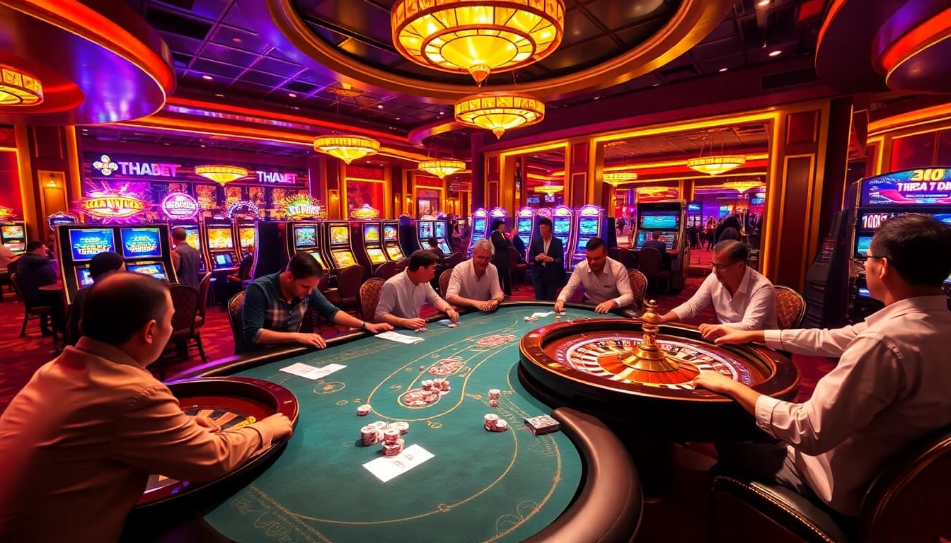 Experience high-stakes gaming at https://thabett.io/ with engaging poker and roulette action in luxury.