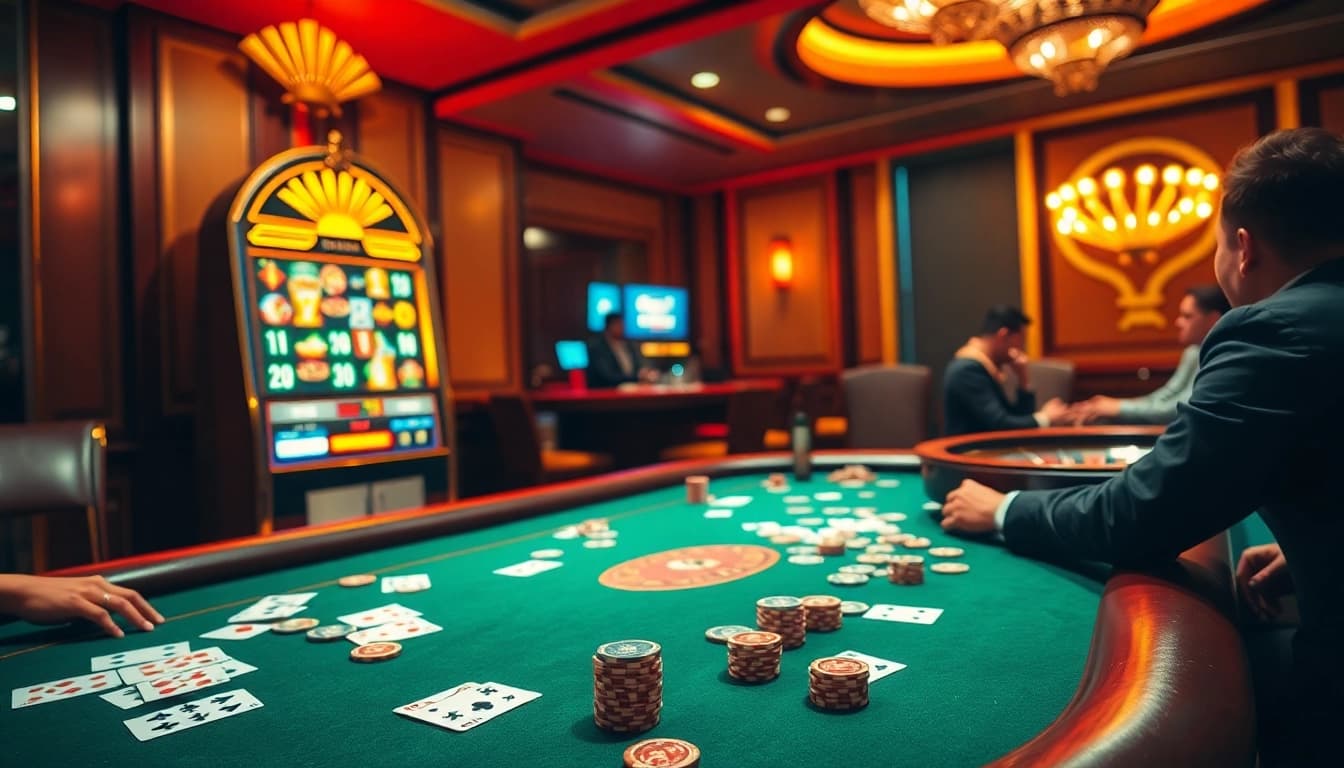 Experience thrilling online gambling with enticing visuals at link nn88 featuring poker, roulette, and slots.