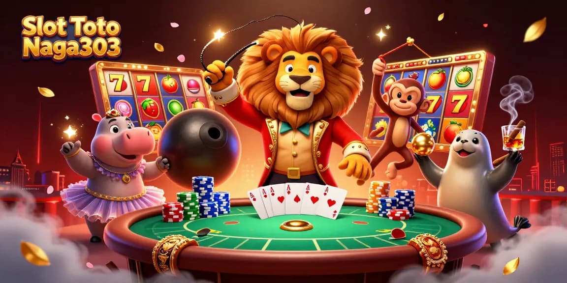 Spin and win big at Slot Toto Naga303 with captivating 3D casino characters in action.