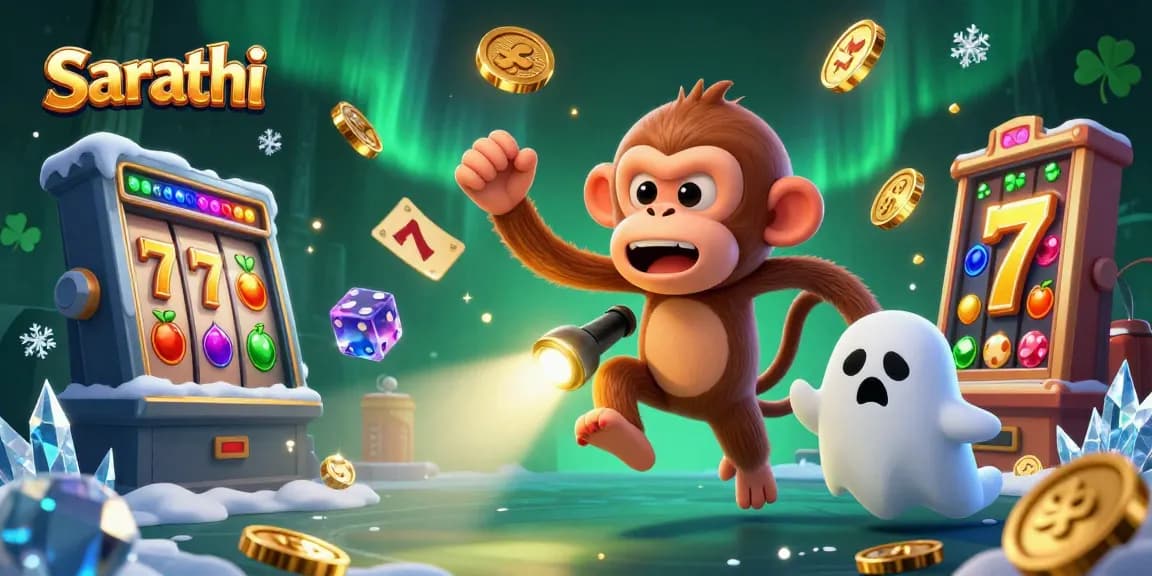 Experience the thrilling world of sarathi with gold coins and slots in a haunted casino.