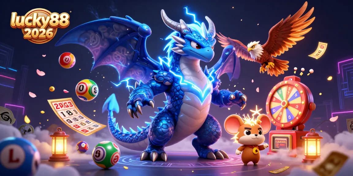 Experience thrilling wins with lucky88 2026 in a vibrant lottery scene featuring dynamic visuals.