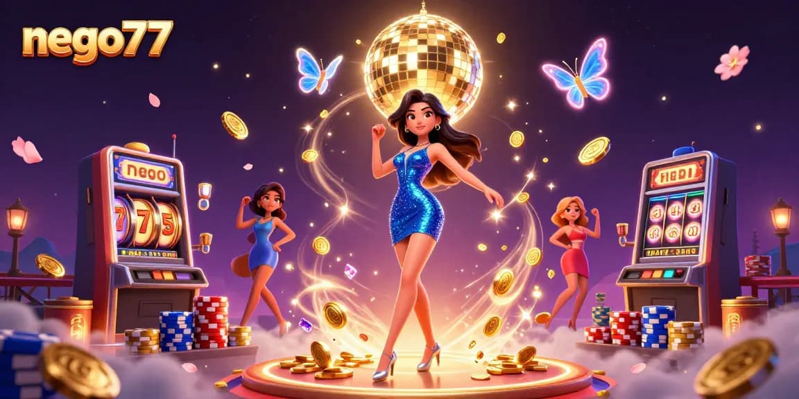 Experience thrilling gameplay with nego77 featuring vibrant slot machines and dynamic casino elements.