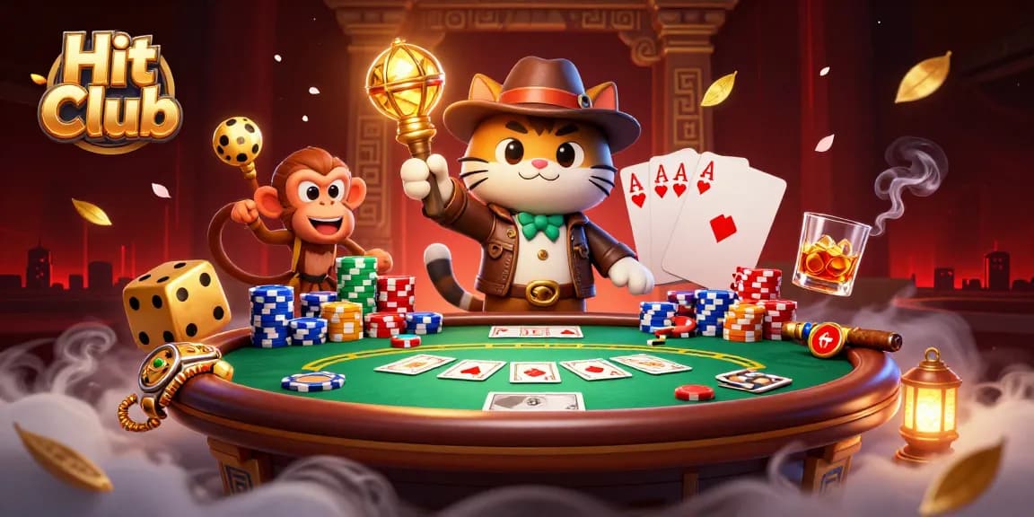 Engage in thrilling game adventures with Hit Club as the cat explorer uncovers golden casino secrets!