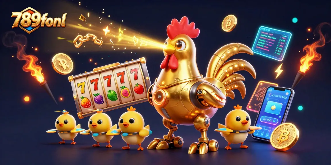 Experience the excitement of 789fonl's casino world with incredible game elements and vibrant characters.