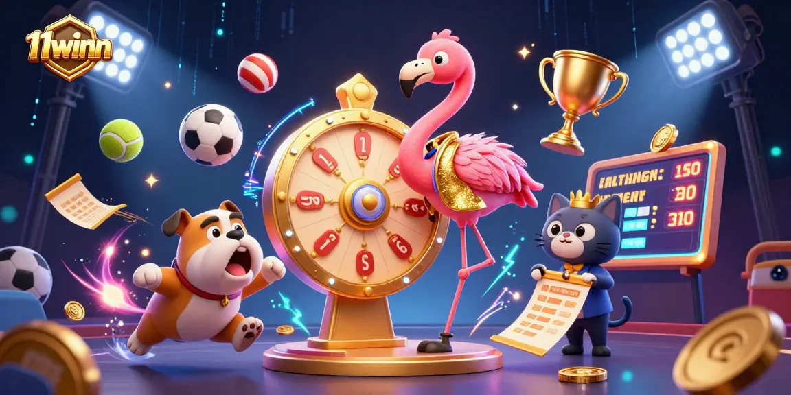 Experience exciting gameplay with 11winn's vibrant casino scene featuring dynamic elements and engaging characters.
