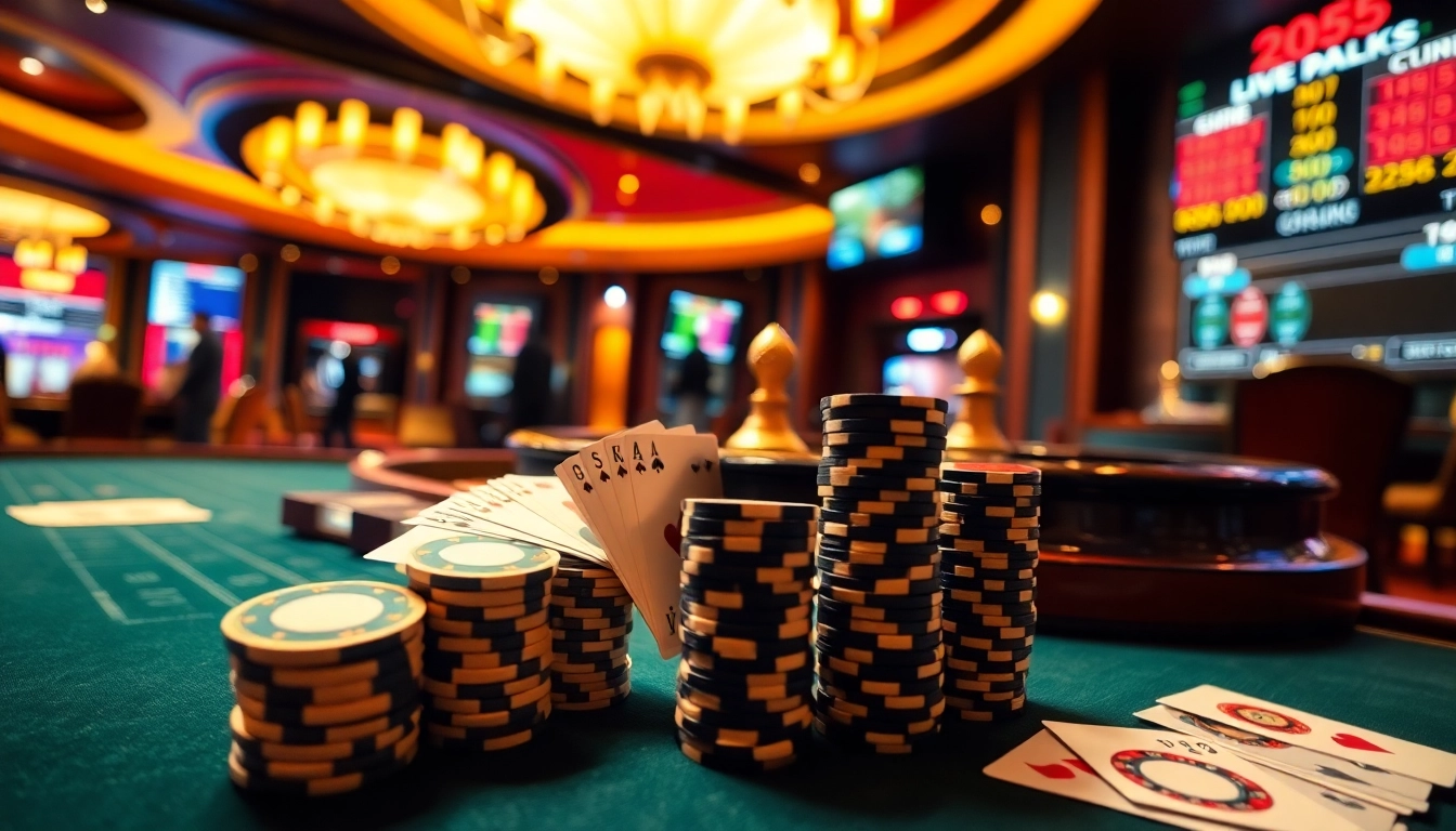 Players enjoying a thrilling game at the poker table, featured on https://lodetructuyen.us/ showcasing vibrant casino action.