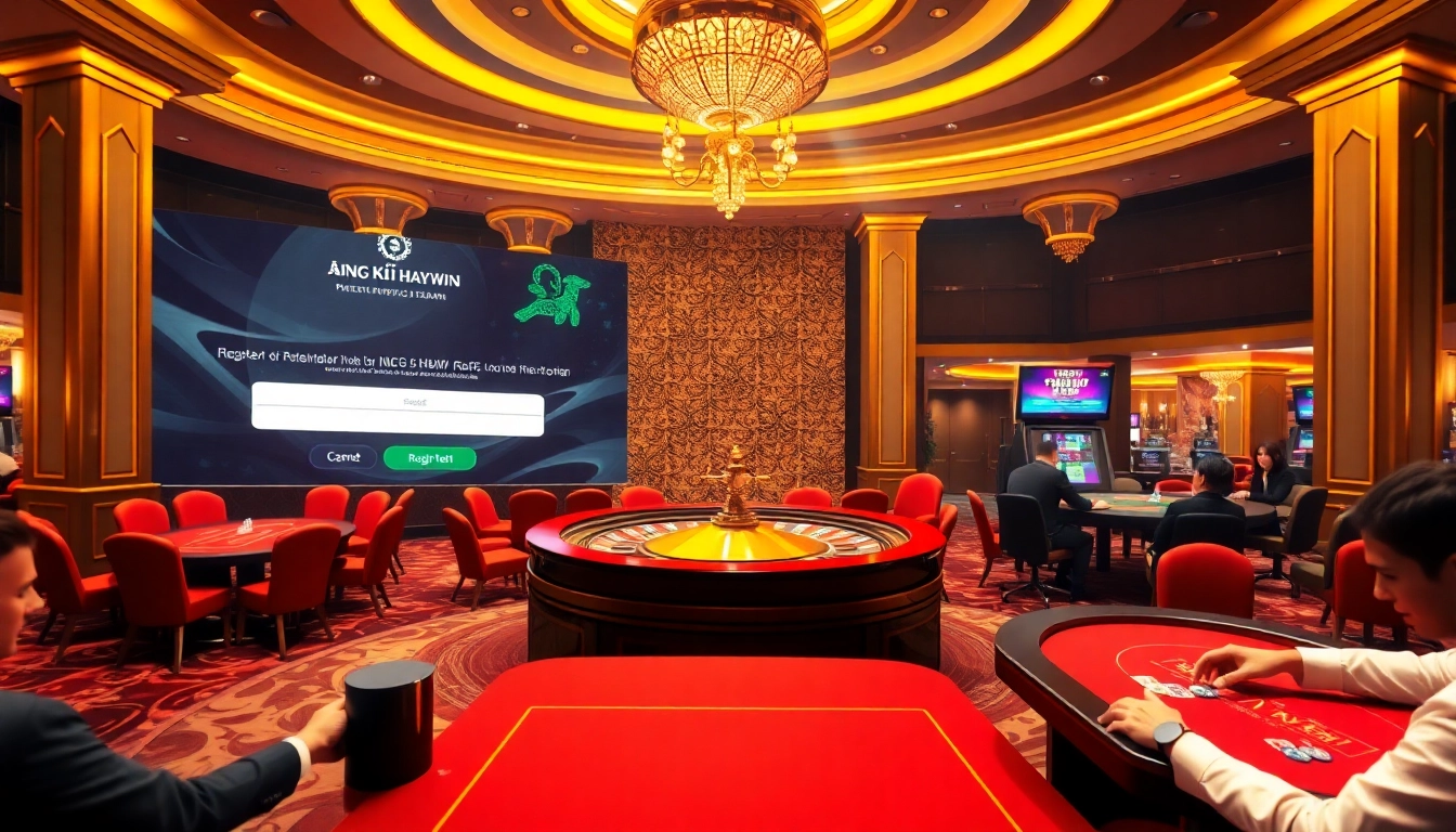 Engage in exciting games with ĐĂNG KÝ HAYWIN at a glamorous casino with top-notch facilities.
